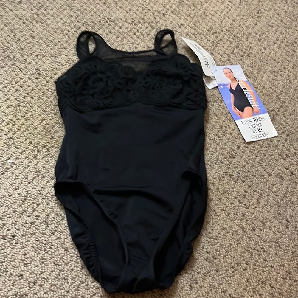 Black miracle suit by swim shaper